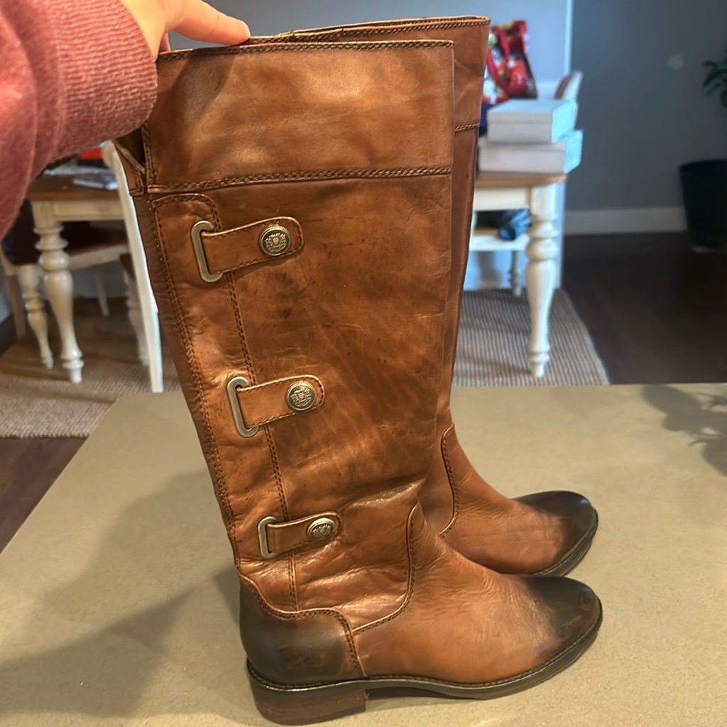 Brand New Brown Leather Boots